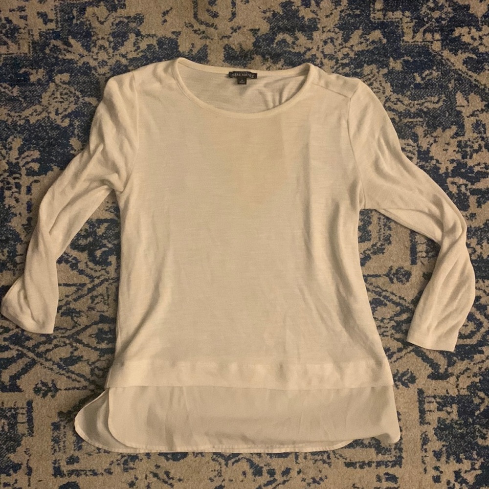 Three quarter sleeve shirt